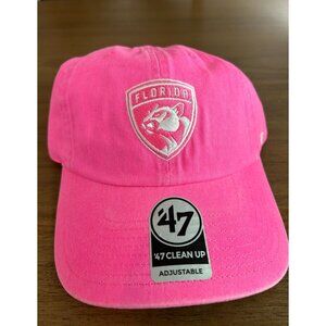 NEW Florida Panthers Pink Adjustable 47 Clean Up Hat